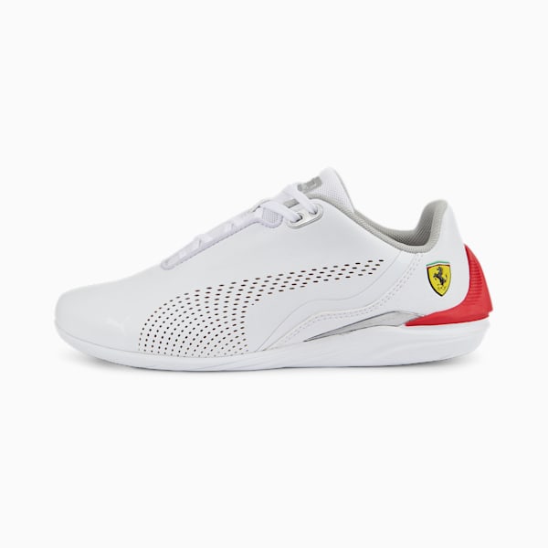 Ferrari Drift Cat Decima Youth Motorsport Sneakers, Puma White-Rosso Corsa, extralarge-IND