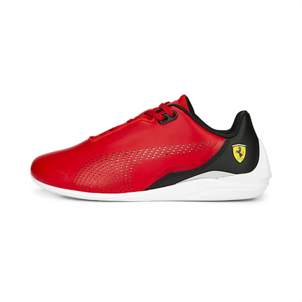 Ferrari Drift Cat Decima Youth Motorsport Sneakers, Rosso Corsa-PUMA White-PUMA Black, extralarge-IND