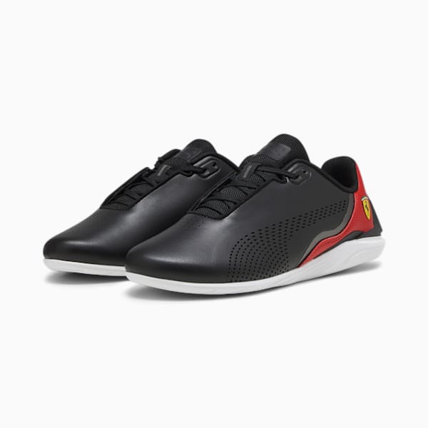 Ferrari Drift Cat Decima Youth Motorsport Sneakers, PUMA Black-Rosso Corsa-PUMA White, extralarge-IND