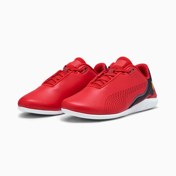 Scuderia Ferrari Drift Cat Decima Motorsport Shoes Big Kids, Rosso Corsa-PUMA Black-PUMA White, extralarge