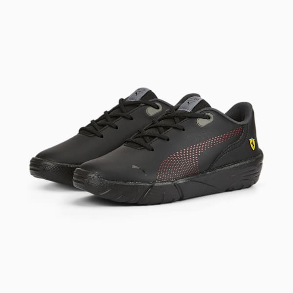 Ferrari Drift Cat Dec. Kids' Sneakers, Puma Black-Rosso Corsa, extralarge-IND