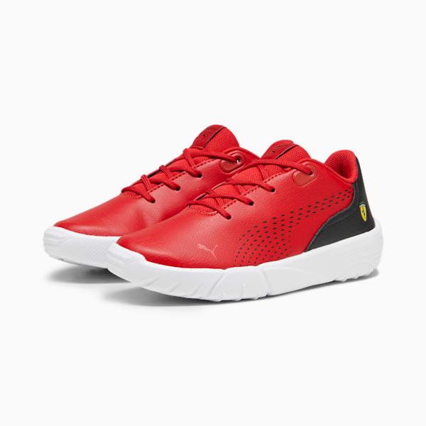 Ferrari Drift Cat Dec. Kids' Sneakers, Rosso Corsa-PUMA Black-PUMA White, extralarge-IND