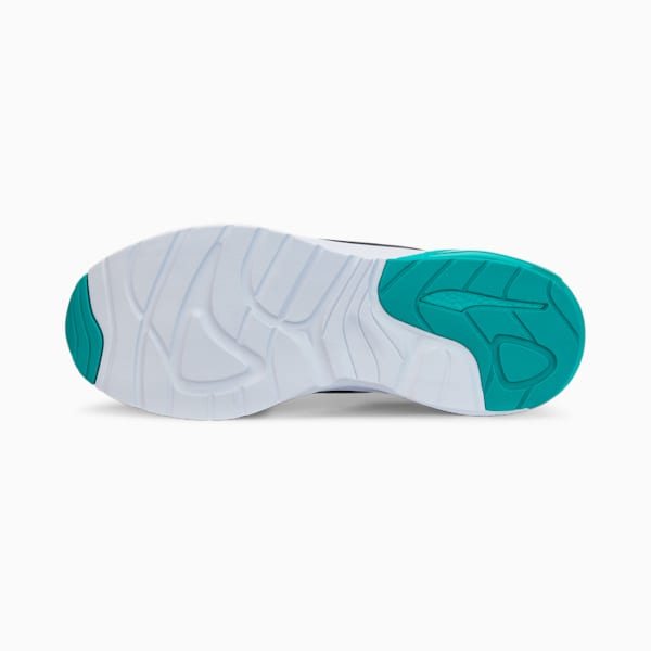 Mercedes AMG Petronas F1 Electron E Pro Sneakers, Puma Black-Puma Black-Spectra Green, extralarge-IND