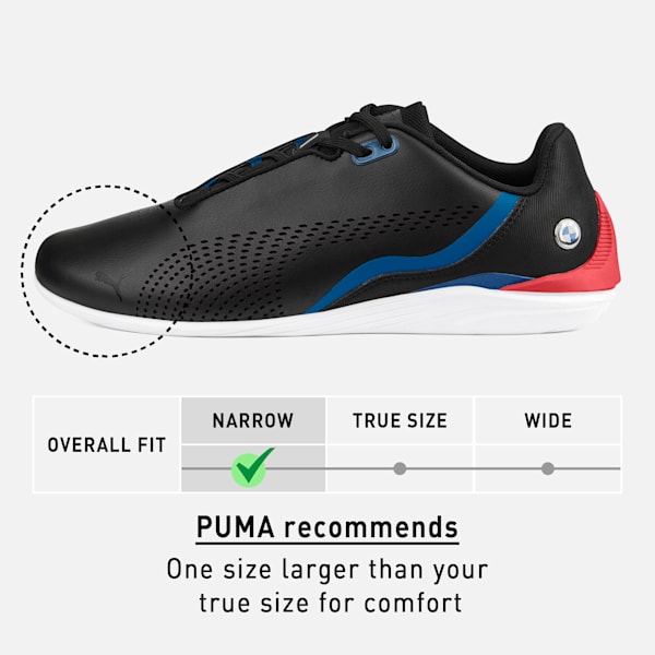 BMW M Motorsport Drift Cat Decima Sneakers, PUMA Black-Pop Red-PUMA White, extralarge-IND
