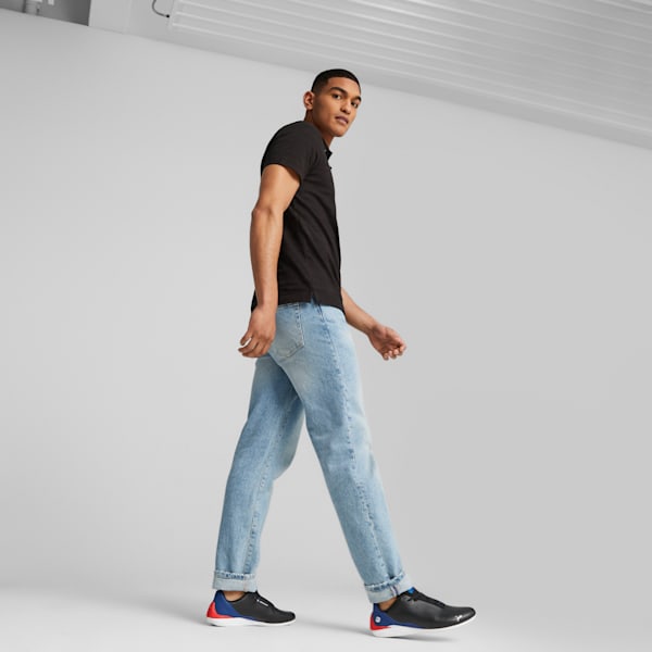メンズ BMW MMS ドリフトキャット デシマ ドライビングシューズ, PUMA Black-Pro Blue, extralarge-JPN