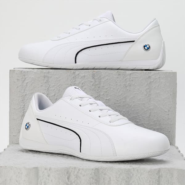 BMW M Motorsport Neo Cat Sneakers, PUMA White-PUMA White-PUMA Black, extralarge-IND