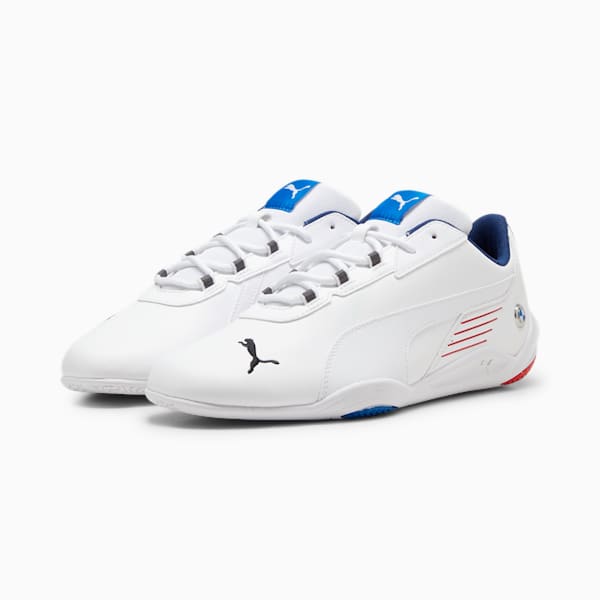 BMW M Motorsport R-Cat Machina Motorsport Shoes, PUMA White-Pop Red, extralarge