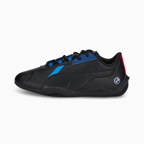 BMW M Motorsport R-Cat Machina Youth Sneakers, Puma Black-Estate Blue, extralarge-IND
