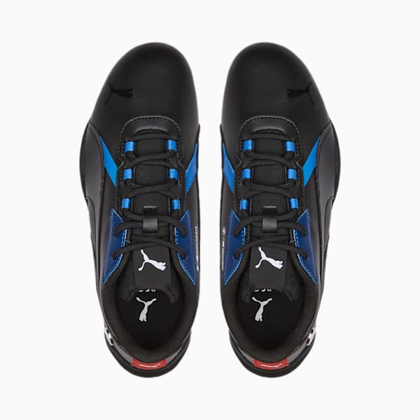 Zapatos de automovilismo BMW M Motorsport R-Cat Machina para jóvenes, Puma Black-Estate Blue, extralarge