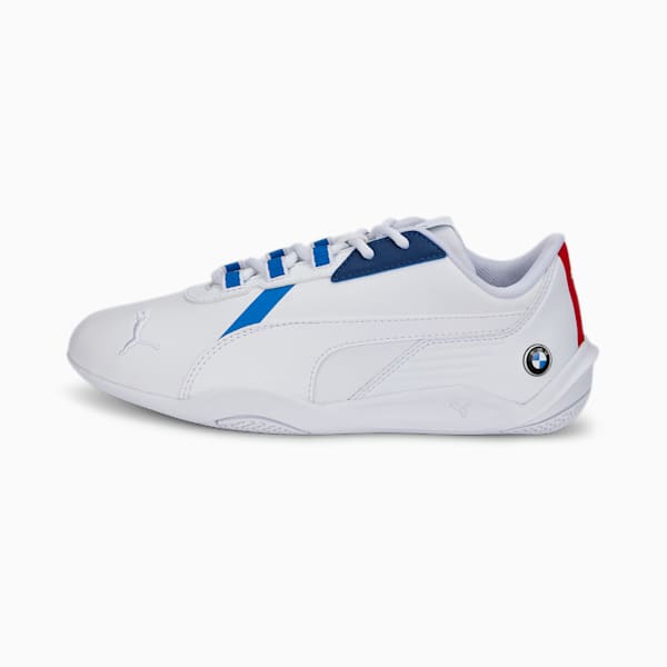 BMW M Motorsport R-Cat Machina Youth Sneakers, Puma White-Estate Blue, extralarge-IDN