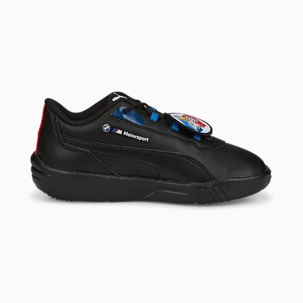 BMW M Motorsport R-Cat Machina Kids Sneakers, Puma Black-Fiery Red, extralarge-IND