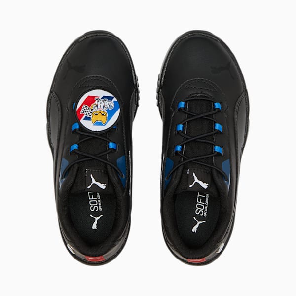 BMW M Motorsport R-Cat Machina Kids Sneakers, Puma Black-Fiery Red, extralarge-IND