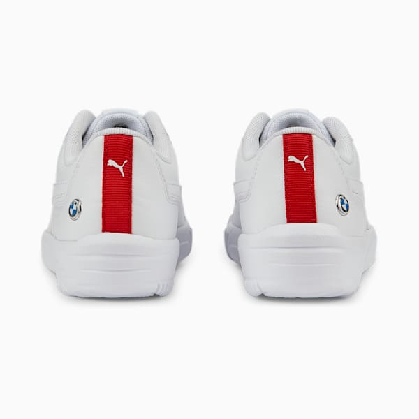 BMW M Motorsport R-Cat Machina Kids Sneakers, Puma White-Fiery Red