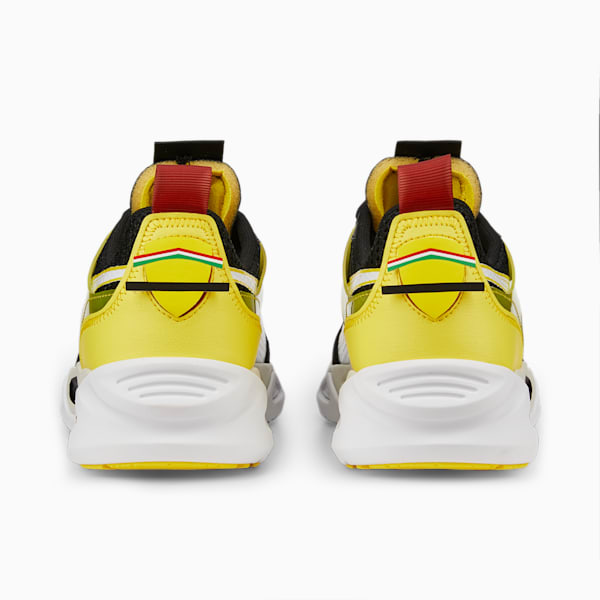 Scuderia Ferrari TRC Blaze Motorsport Shoes, Puma Black-Puma White-Blazing Yellow, extralarge-IND