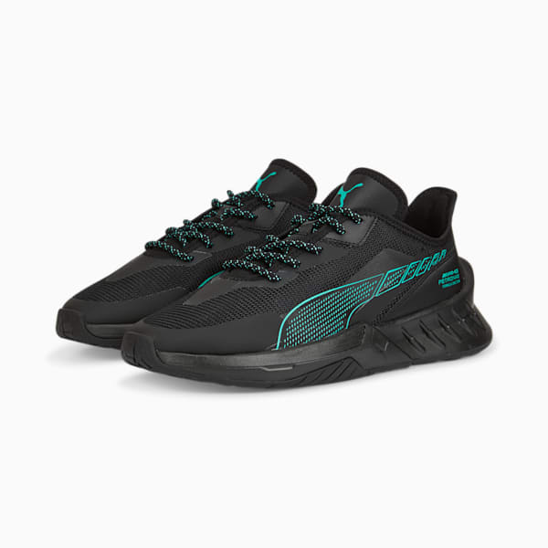 Mercedes-AMG Petronas Motorsport Metal Energy Maco SL Sneakers, Puma Black-Puma Black-Spectra Green, extralarge-IND