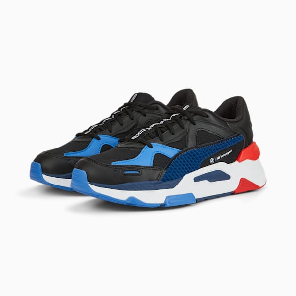 BMW M Motorsport RS-Simul8 Motorsport Shoes, Puma Black-Estate Blue-Rosso Corsa, extralarge-IND