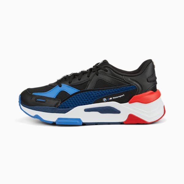 BMW M Motorsport RS-Simul8 Motorsport Shoes, Puma Black-Estate Blue-Rosso Corsa, extralarge-IND