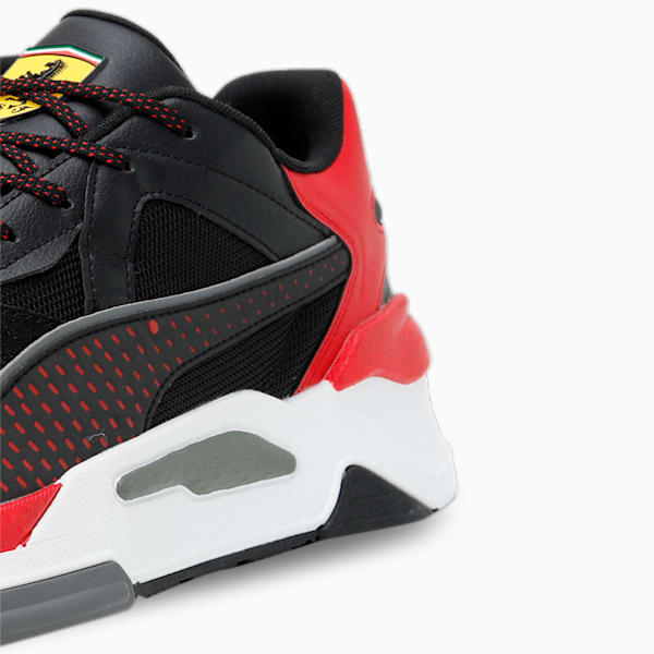 Scuderia Ferrari RS-Simul8 Unisex Sneakers, Puma Black-Rosso Corsa, extralarge-IND