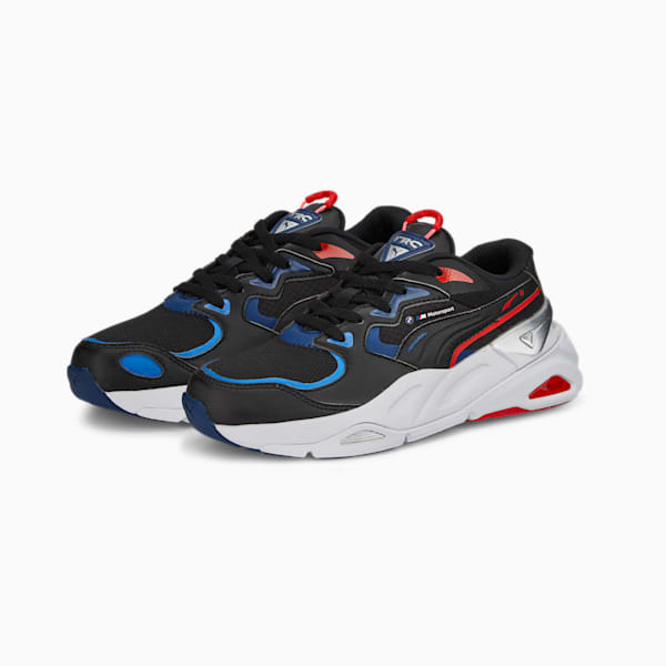 BMW M Motorsport TRC Lyft Motorsport Shoes Women, Puma Black-Estate Blue, extralarge-IND