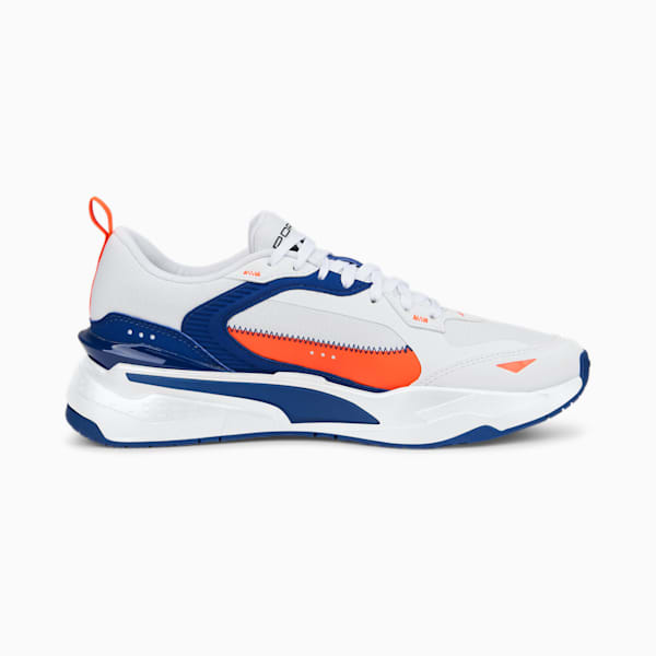 Porsche Legacy RS-Fast Motorsport Shoes, Puma White-Blazing Blue, extralarge-IND