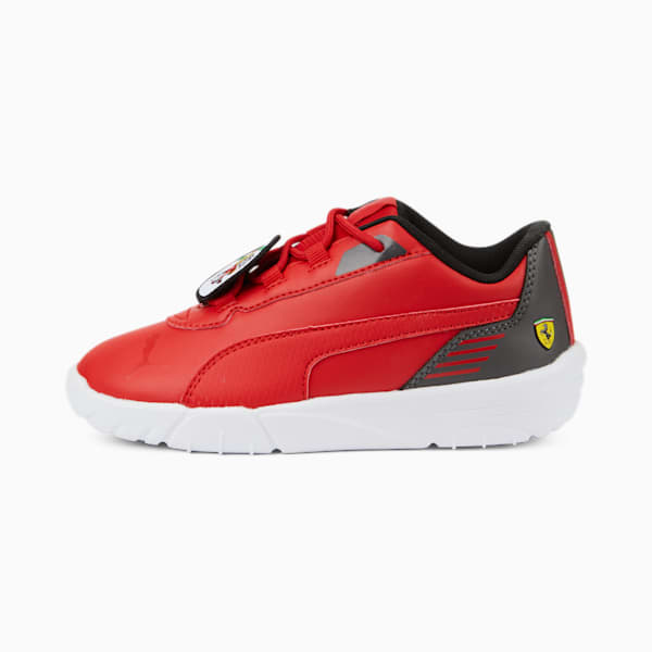 Scuderia Ferrari R-Cat Machina Little Kids' Motorsport Shoes, Rosso Corsa-Asphalt, extralarge