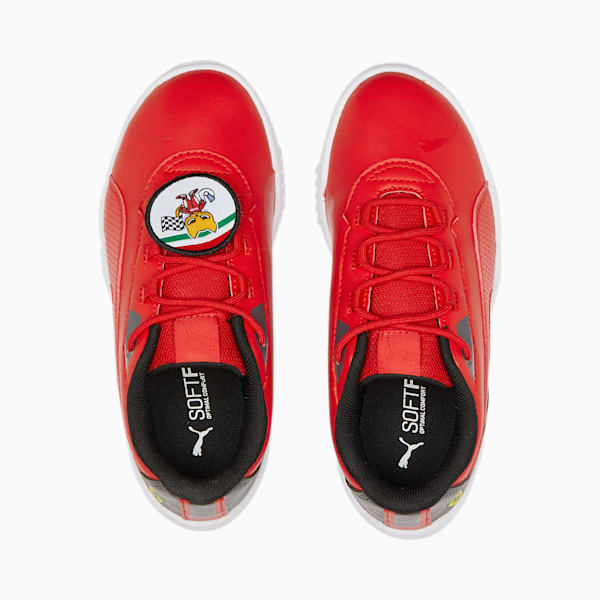 Scuderia Ferrari R-Cat Machina Little Kids' Motorsport Shoes, Rosso Corsa-Asphalt, extralarge