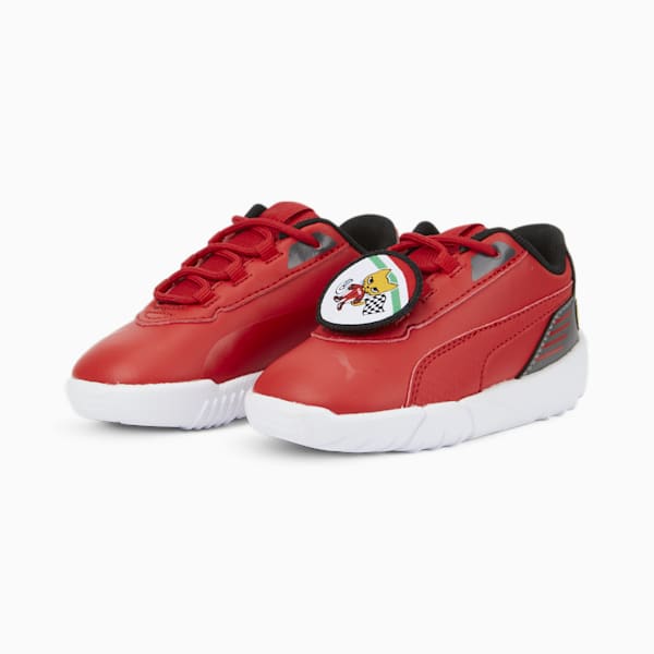 Souliers de sports motorisés Scuderia Ferrari Drift Cat Decima Nouveau-né, Rosso Corsa-Asphalt, extralarge