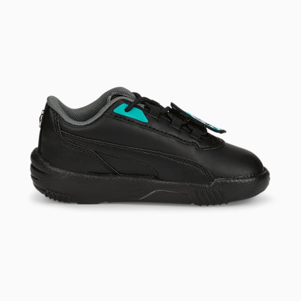 Mercedes-AMG Petronas Motorsport R-Cat Machina Toddlers' Motorsport Shoes, Puma Black-Spectra Green, extralarge