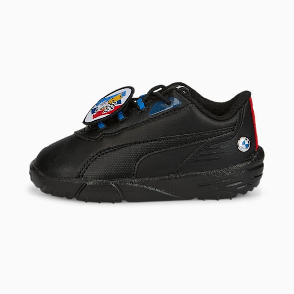 BMW M Motorsport R-Cat Machina Motorsport Toddlers' Shoes, Puma Black-Fiery Red, extralarge