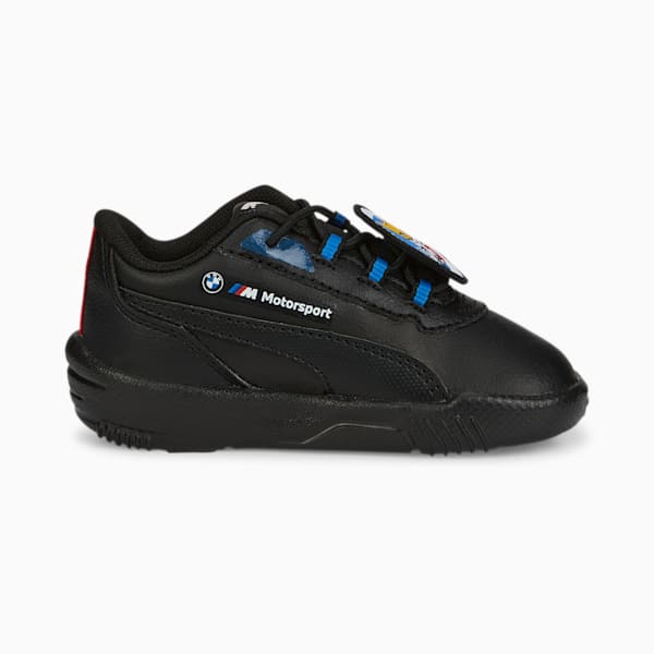 BMW M Motorsport R-Cat Machina Motorsport Toddlers' Shoes, Puma Black-Fiery Red, extralarge