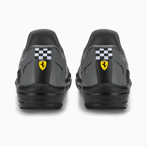 Scuderia Ferrari Bao Kart Toddlers' Motorsport Shoes, Smoked Pearl-Puma Black, extralarge