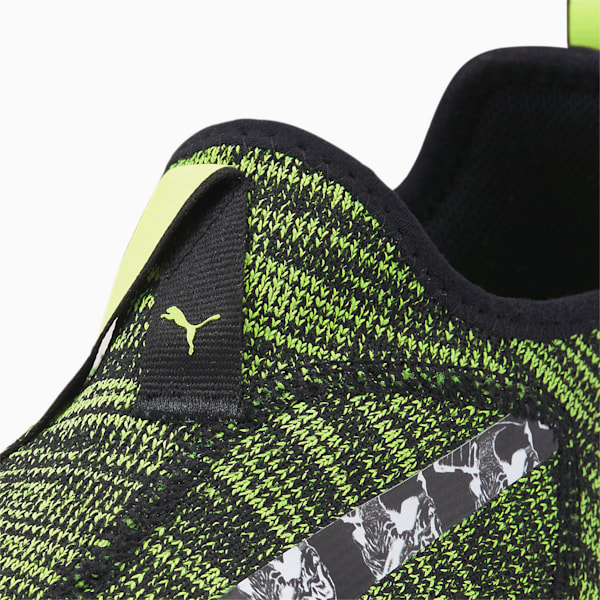 evoKNIT Esports Socks, Puma Black-Lime Squeeze, extralarge-IND