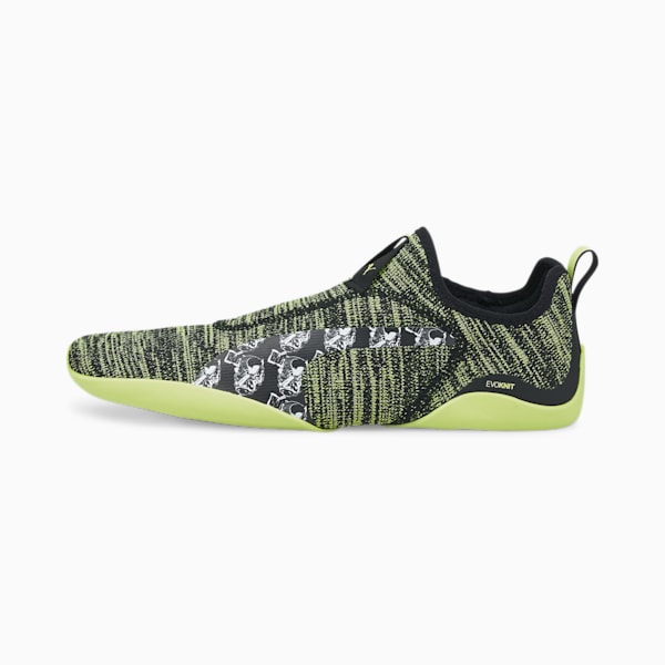 evoKNIT Esports Socks, Puma Black-Lime Squeeze, extralarge-IND