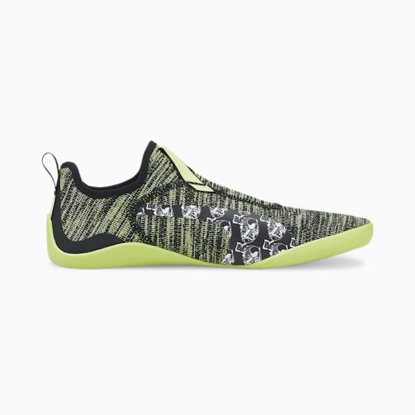 evoKNIT Esports Socks, Puma Black-Lime Squeeze, extralarge-IND