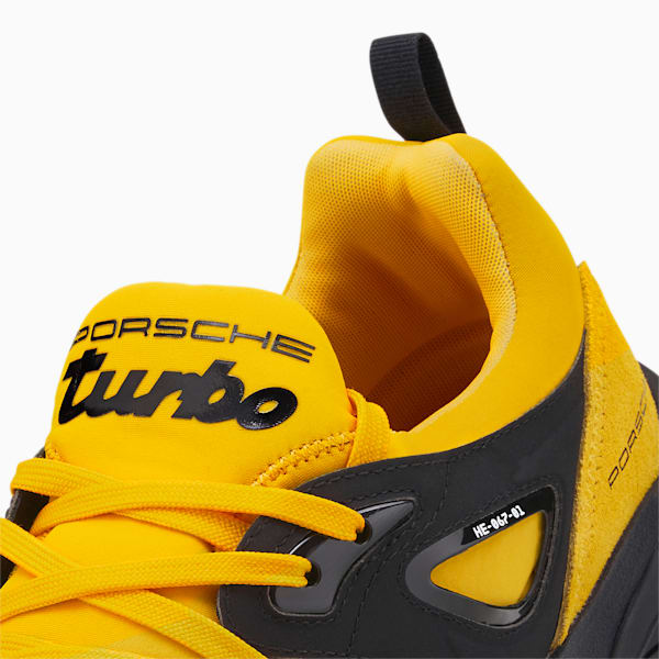 Porsche Legacy TRC Blaze Motorsport Shoes, Lemon Chrome-Puma Black, extralarge-AUS