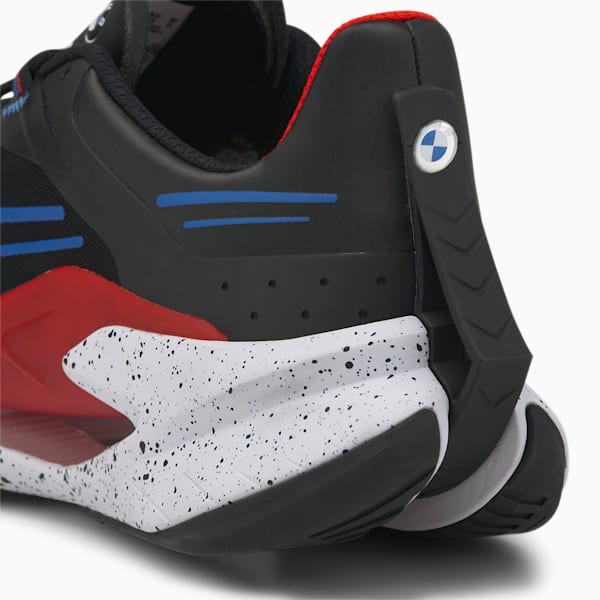 BMW M Motorsport LGND Livery Unisex Sneakers, Puma Black-Puma White-Fiery Red, extralarge-IND