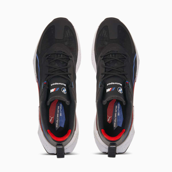BMW M Motorsport LGND Livery Unisex Sneakers, Puma Black-Puma White-Fiery Red, extralarge-IND