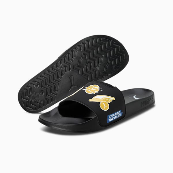 Gen G Leadcat 2.0 Unisex Slides, Puma Black-Puma White, extralarge-IND