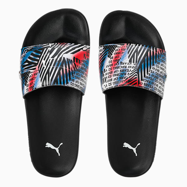 BWM M Motorsport Legendary Leadcat 2.0 Slides, Puma White-Estate Blue-Strong Blue-Puma Black, extralarge-IND