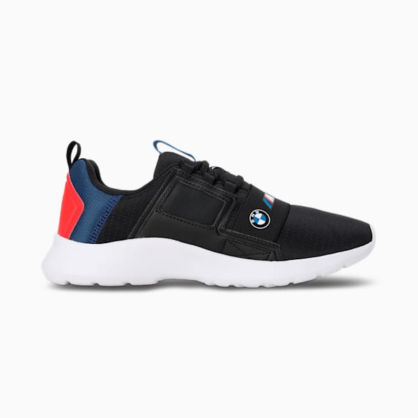 BMW M Motorsport Wired Cage Unisex Sneakers, Puma Black-Strong Blue, extralarge-IND