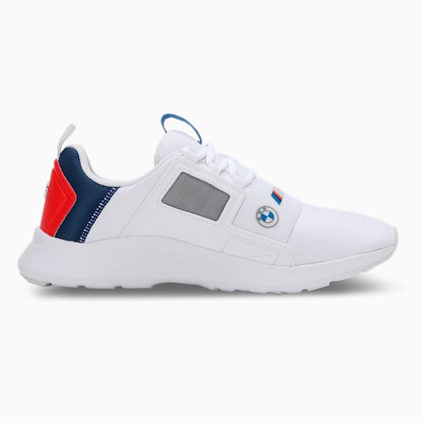 BMW M Motorsport Wired Cage Unisex Sneakers, PUMA White-Estate Blue, extralarge-IND