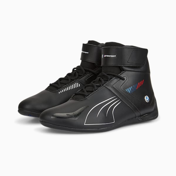BMW M Motorsport A3ROCAT Mid Motorsport Shoes, Puma Black-Puma White, extralarge-IND