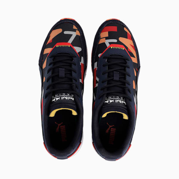Red Bull Racing Speedfusion Motorsport Shoes, NIGHT SKY-Chinese Red-Vibrant Orange