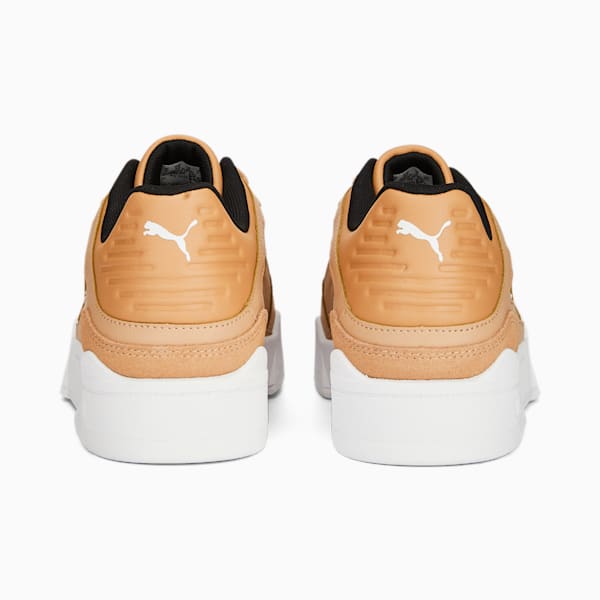 Porsche Legacy Slipstream Motorsport Shoes, Dusty Tan-PUMA White, extralarge