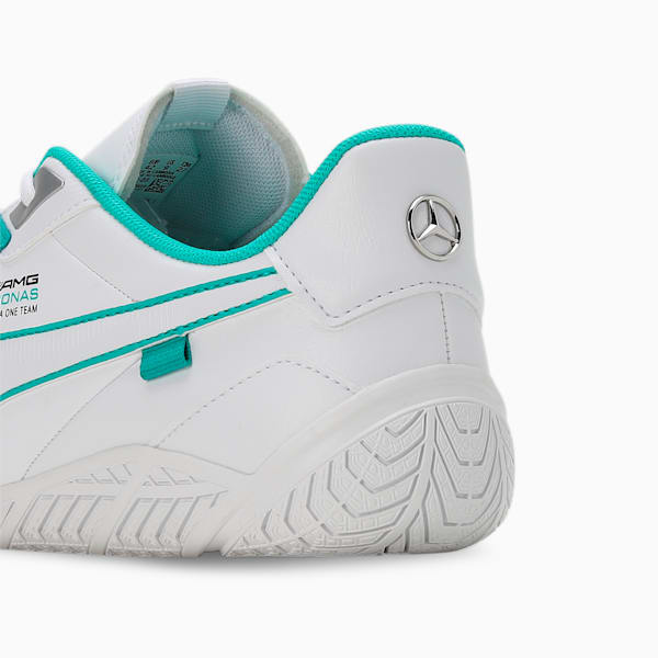 Mercedes AMG Petronas  RDG Cat 2.0 Men's Sneakers, PUMA White-PUMA White-Spectra Green, extralarge-IND