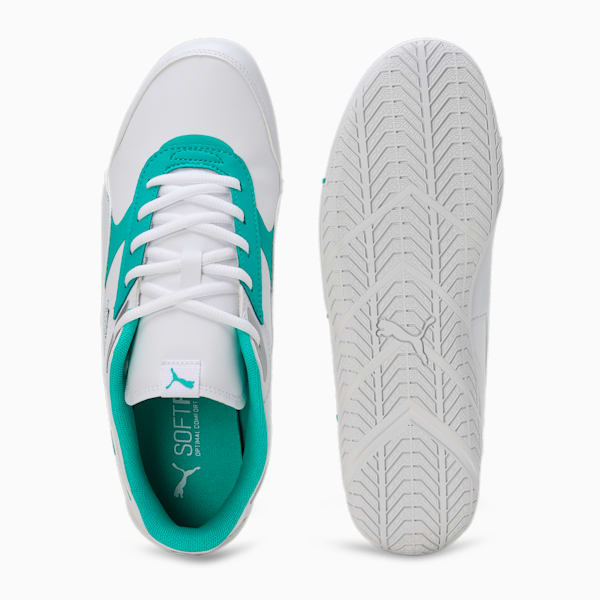 Mercedes AMG Petronas  RDG Cat 2.0 Men's Sneakers, PUMA White-PUMA White-Spectra Green, extralarge-IND