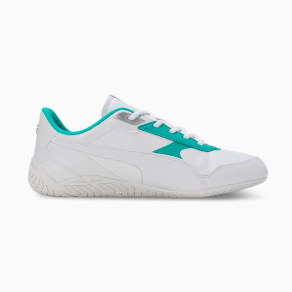 Mercedes AMG Petronas  RDG Cat 2.0 Men's Sneakers, PUMA White-PUMA White-Spectra Green, extralarge-IND