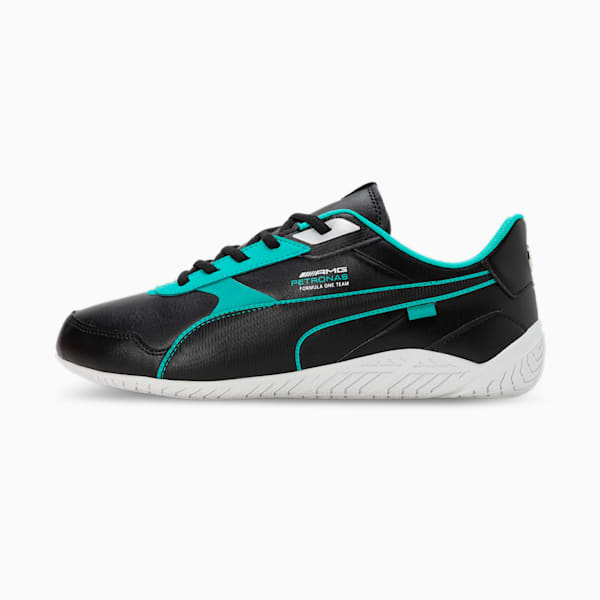 Mercedes AMG Petronas  RDG Cat 2.0 Men's Sneakers, PUMA Black-PUMA White-Spectra Green, extralarge-IND