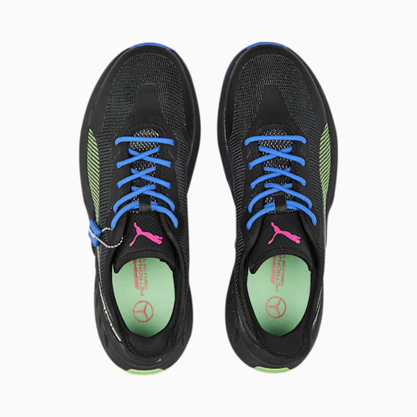 Mercedes AMG Petronas Maco SL Shoes, PUMA Black-Royal Sapphire-Glowing Pink, extralarge-IND
