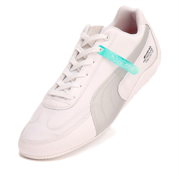 メンズ メルセデス MAPF1 MAPF1 スピードキャット ドライビングシューズ, PUMA White-PUMA Silver, extralarge-JPN